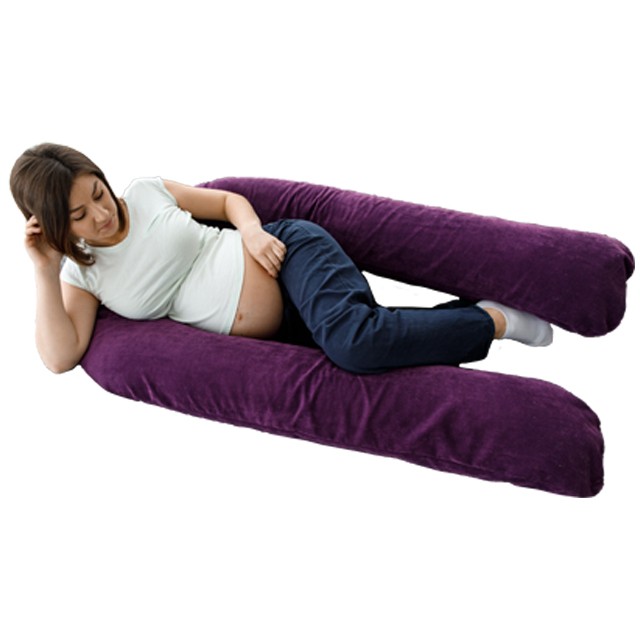 Подушка для беременных U-образная Фиолетовый мкв (Холлофайбер)