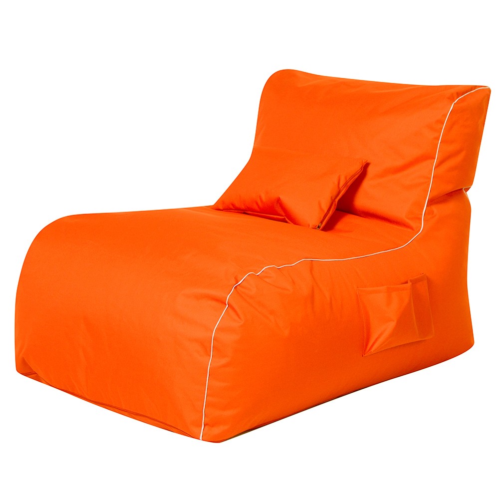 Кресло Лежак Оранжевый (Классический)